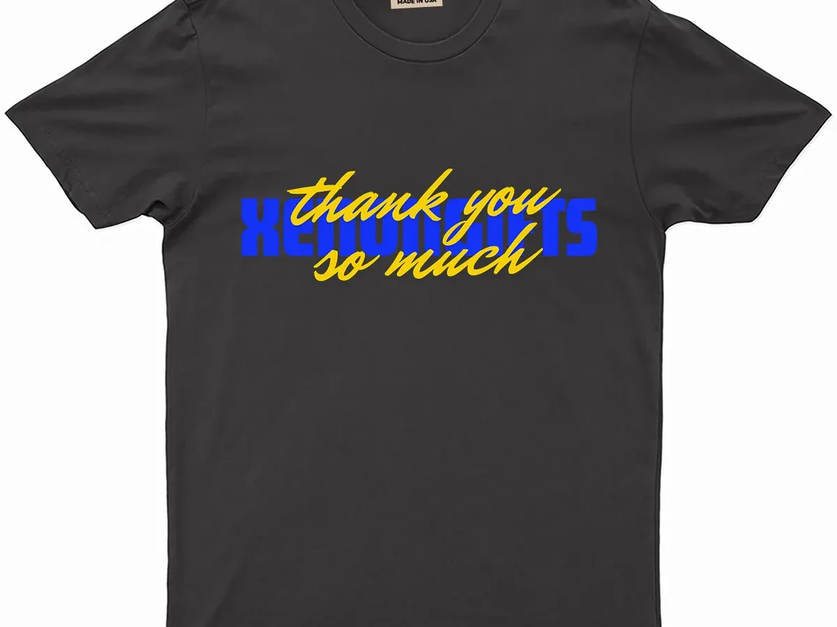 Thank You Xenongifts Tee - Black - Xenongifts